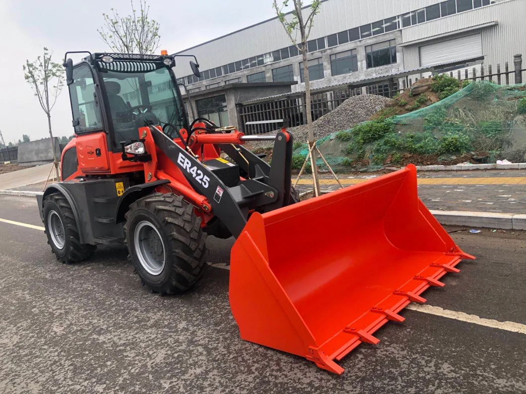 Everun Er425 Wheel Loader with Sweeper with The Advantage of Good Price