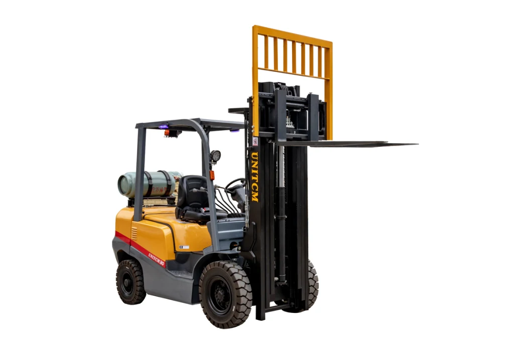 3 Ton LPG/Gas/Gasoline Warehouse Forklift with Optional Attachment