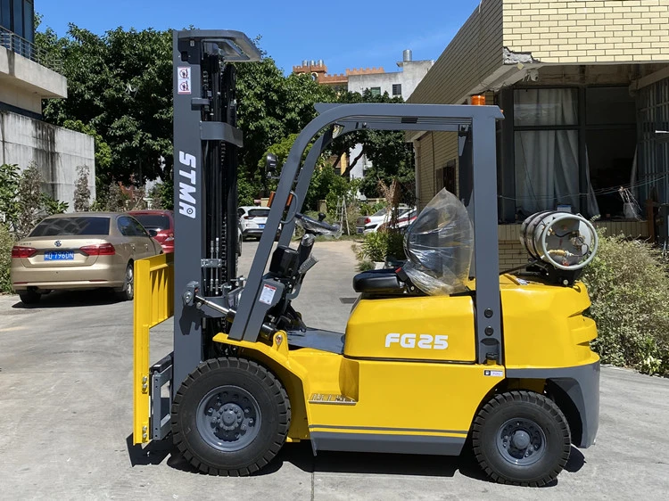 Stma 2.5tonne 2.5t 2.5ton LPG Gasoline Forklift Truck with Nissan Engine