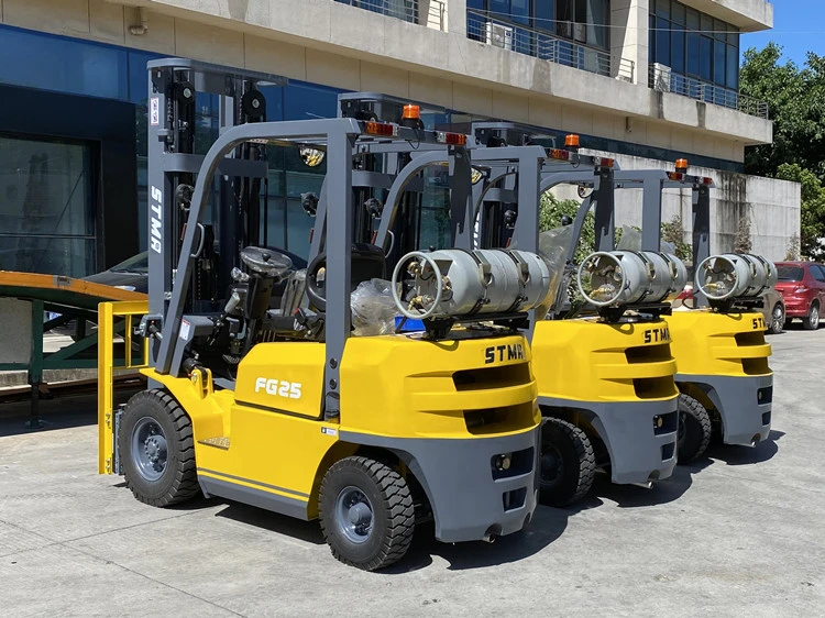 Stma 2.5tonne 2.5t 2.5ton LPG Gasoline Forklift Truck with Nissan Engine